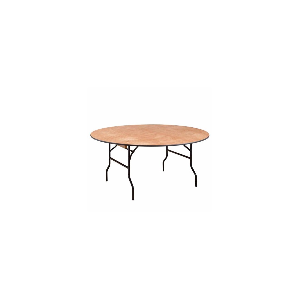Round Timber Banquet Table available for hire from JK Party Hire